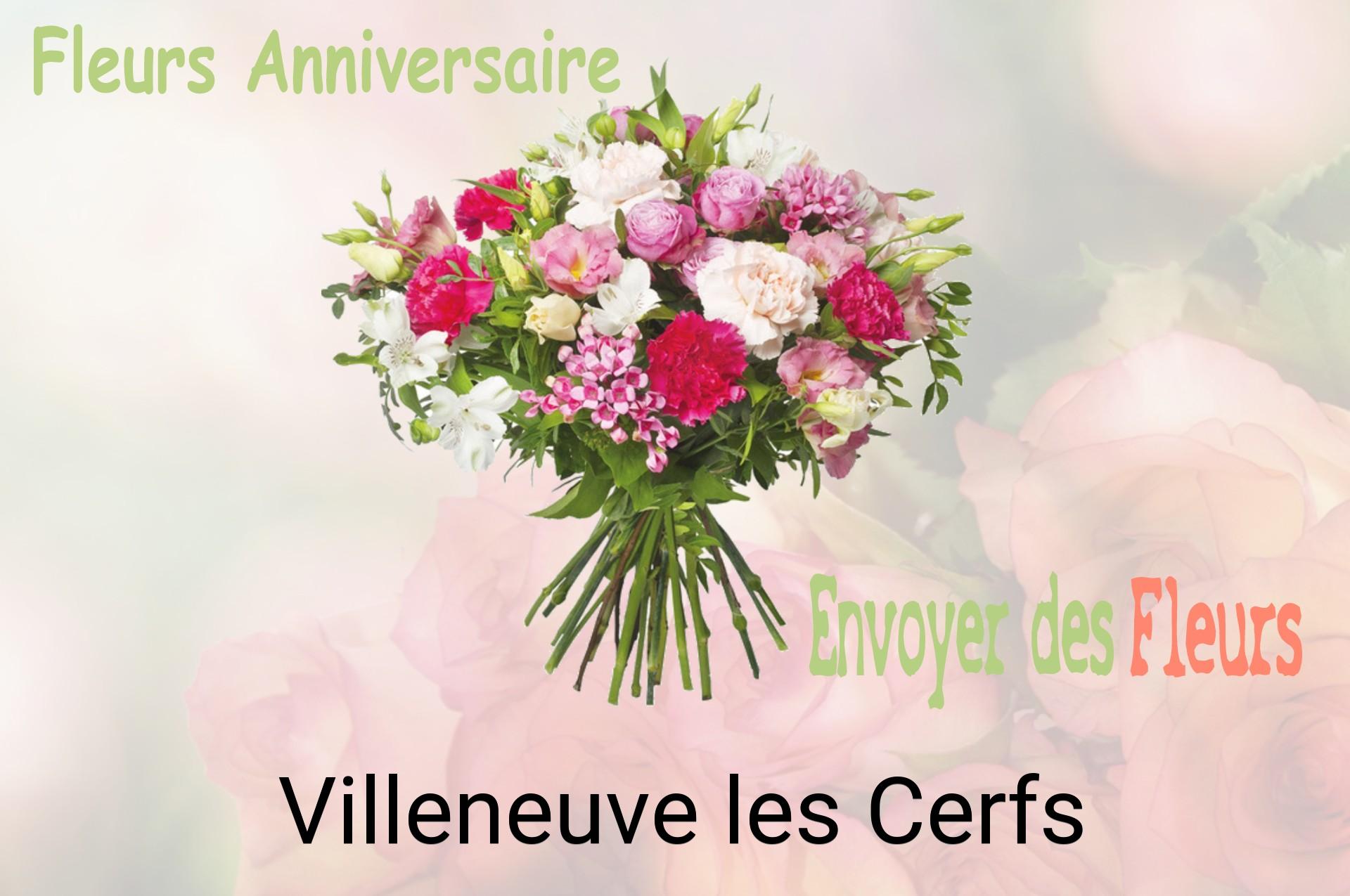 Bouquet de fleurs d’anniversaire livré à Villeneuve-les-Cerfs